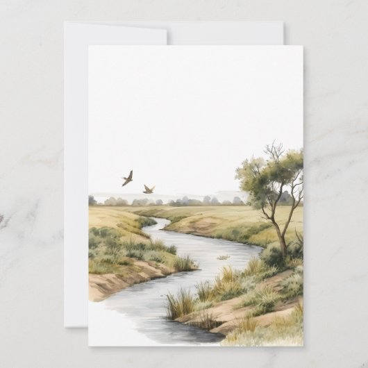 小さな野生の1象の赤ちゃんシャワー 招待状 (裏面)