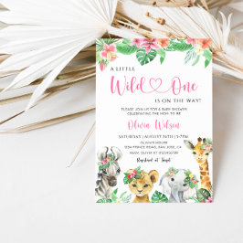 小さな野生児がやってくる - ジャングルサファリ 招待状