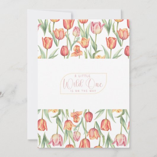 小さな野生児の誕生を祝おう 招待状 (裏面)