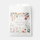 小さな野花が一かわいらし歳になる フェイバーバッグ (正面)