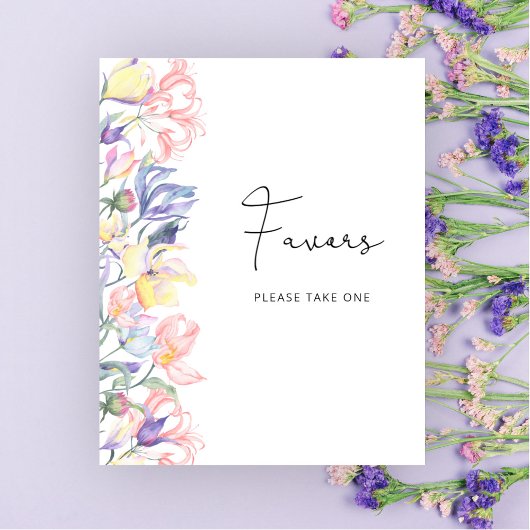 小さな野花が有利に進んでいる ポスター