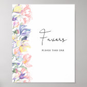 小さな野花が有利に進んでいる ポスター (正面)