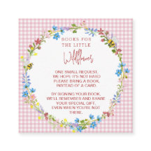 小さな野花のための本 – エンクロージャカード