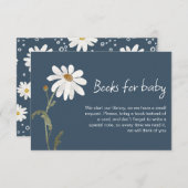小さな野花のデイジーの赤ちゃんシャワーカード エンクロージャーカード (正面/裏面)