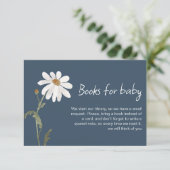 小さな野花のデイジーの赤ちゃんシャワーカード エンクロージャーカード (スタンド正面)