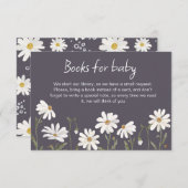 小さな野花のデイジーの赤ちゃんシャワーカード エンクロージャーカード (正面/裏面)