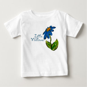 小さな野花の芸術作品 ベビーTシャツ