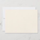 小さな野花の赤ちゃんシャワー写真 招待状 (裏面)