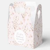 小さな野花の赤ちゃん女の子シャワーキャンディお願いボックス フェイバーボックス (オープン)