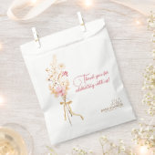 小さな野花ボホ素朴自然赤ちゃんシャワー フェイバーバッグ (クリップ留めされた状態)