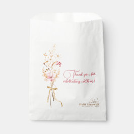 小さな野花ボホ素朴自然赤ちゃんシャワー フェイバーバッグ