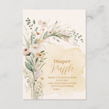 小さな野花ボホ自然おむつラッフル