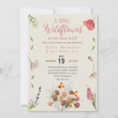 小さな野草のボホの招待状 招待状 (正面)