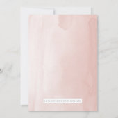 小さな野草の赤ちゃんシャワー招待状 招待状 (裏面)