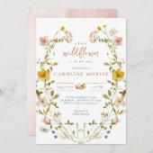 小さな野草の赤ちゃんシャワー招待状 招待状 (正面/裏面)