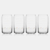 小さな野草の赤ちゃんシャワー ガラス缶 (裏面)