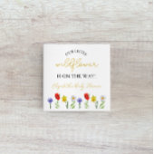 小さな野草の赤ちゃんシャワー スタンダードカクテルナプキン