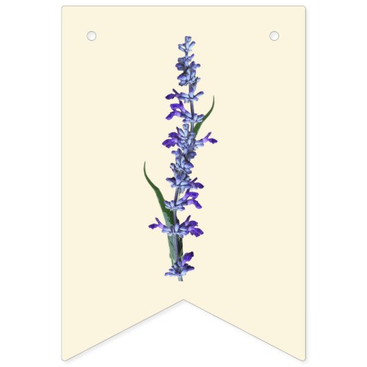 小さな野草の赤ちゃんシャワー バンティングフラッグ (第2の旗)