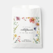 小さな野草の赤ちゃんシャワー フェイバーバッグ (正面)