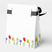 小さな野草の赤ちゃんシャワー フェイバーボックス (裏面サイド)