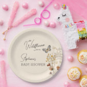 小さな野草の赤ちゃんシャワー ペーパープレート (パーティー)