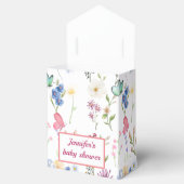 小さな野草の赤ちゃん女の子シャワー フェイバーボックス (オープン)