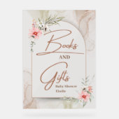 小さな野草の赤ん坊の女の子のシャワーエレガント アクリルサイン (正面)