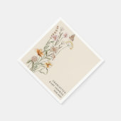 小さな野草坊の赤ちゃんシャワー スタンダードカクテルナプキン (角)