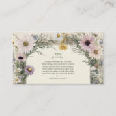 小さな野草坊主自然本ベビー エンクロージャーカード (正面)