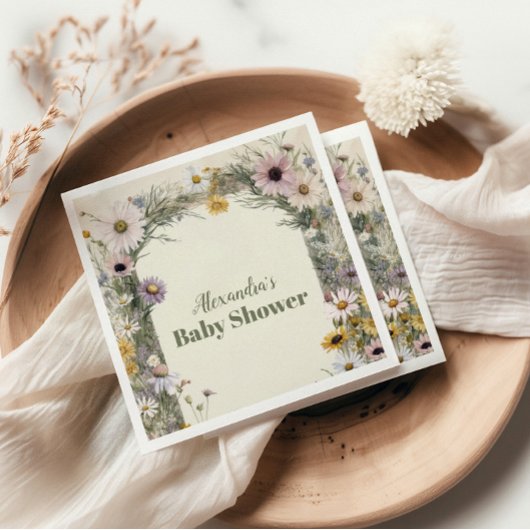 小さな野草坊主自然 スタンダードカクテルナプキン