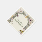 小さな野草坊主自然 スタンダードカクテルナプキン (角)