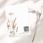 小さな野草娘の赤ちゃんシャワーエレガント 招待状