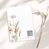 小さな野草娘の赤ちゃんシャワーエレガント 招待状