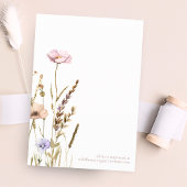 小さな野草娘の赤ちゃんシャワーエレガント 招待状