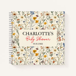 小さな野草娘の赤ちゃんシャワー ノートブック