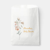 小さな野草娘の赤ちゃんシャワー フェイバーバッグ (正面)