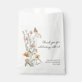 小さな野草娘の赤ちゃんシャワー フェイバーバッグ (正面)