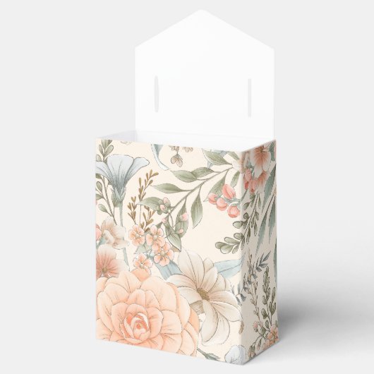 小さな野草娘の赤ちゃんシャワー フェイバーボックス (オープン)