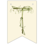 小さな野草 バンティングフラッグ (第3の旗)