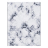 小さな金ゴールド紙吹雪黒と白の大理石石 テーブルクロス (正面)