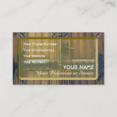 小さな鉄工金具付き古代の門bu 名刺 (裏面)