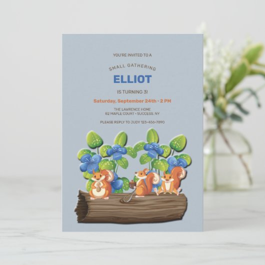 小さな集まり 招待状 (スタンド正面)