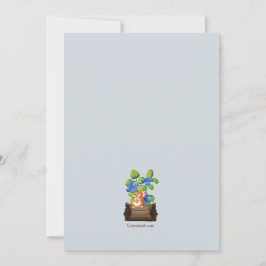 小さな集まり 招待状 (裏面)