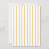 小さな雛が農場の赤ちゃんシャワーの途中にある 招待状 (裏面)