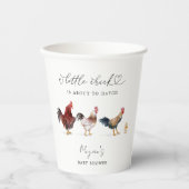 小さな雛ハッチチキンベイビーシャワー 紙コップ (正面)
