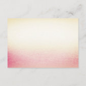 小さな雛ハッチベビーシャワー エンクロージャーカード (裏面)