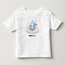 小さな雨滴のベビーシャワー招待状 トドラーTシャツ