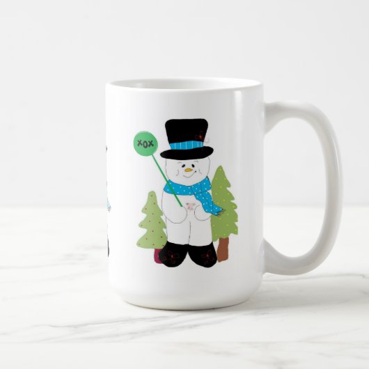 小さな雪だるま三兄弟 コーヒーマグカップ (右)