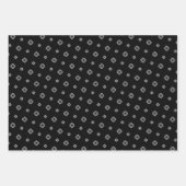 小さな雪と結晶 ラッピングペーパーシート (正面3)