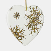 小さな雪の宝物 セラミックオーナメント (右)